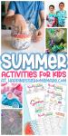 35+ Fun Summer Activities for Kids - Happiness is Homemade