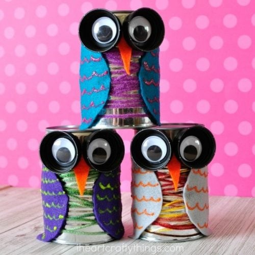 20+ Owl Crafts for Kids of All Ages - Happiness is Homemade