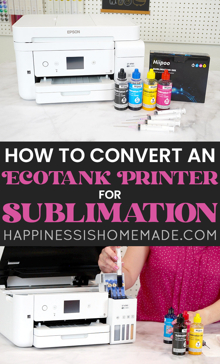 How to Convert an Epson EcoTank Printer Into a Sublimation Printer with  Hiipoo Ink ⋆ The Quiet Grove