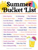 Summer Bucket List Printable for 2023 - Happiness is Homemade