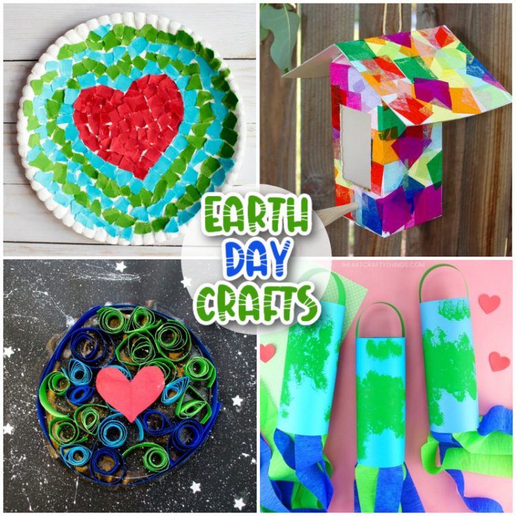 Earth Day Black Glue Craft - A Stunning Planet Earth Activity