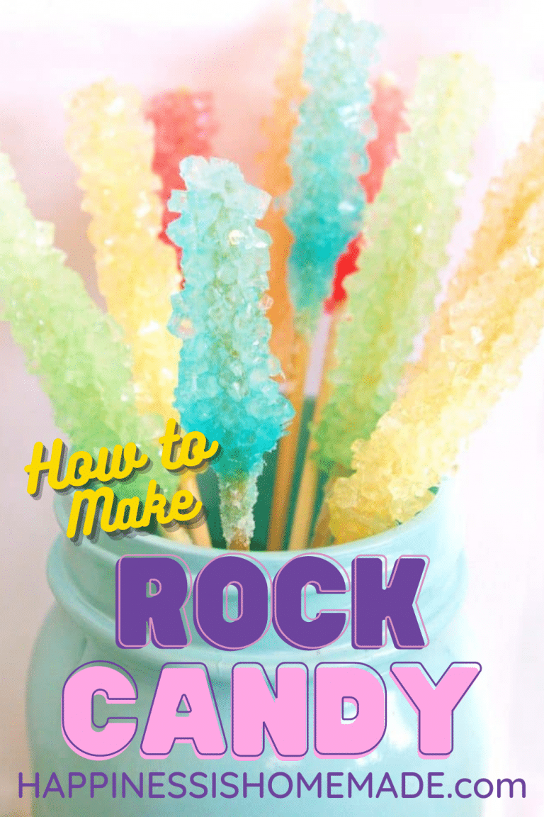 Easy Rock Candy Recipe & Tutorial - Happiness is Homemade