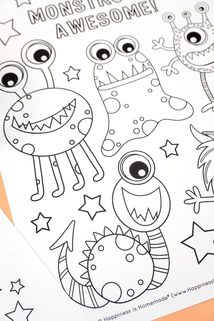Monster Coloring Pages - Get Coloring Pages