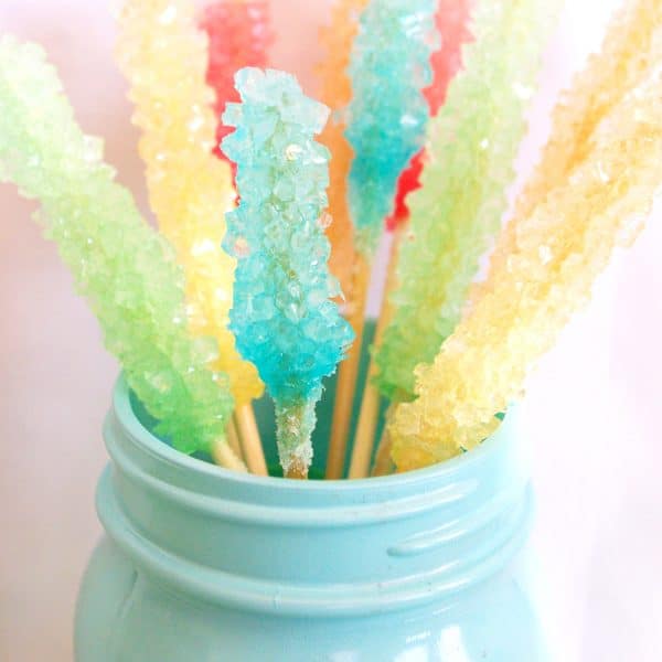 Easy Rock Candy Recipe & Tutorial - Happiness Is Homemade