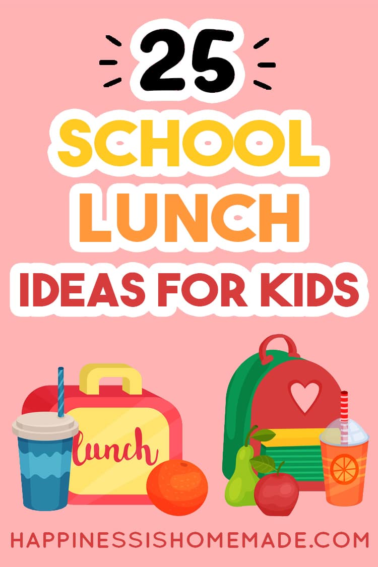 school lunch menu ideas