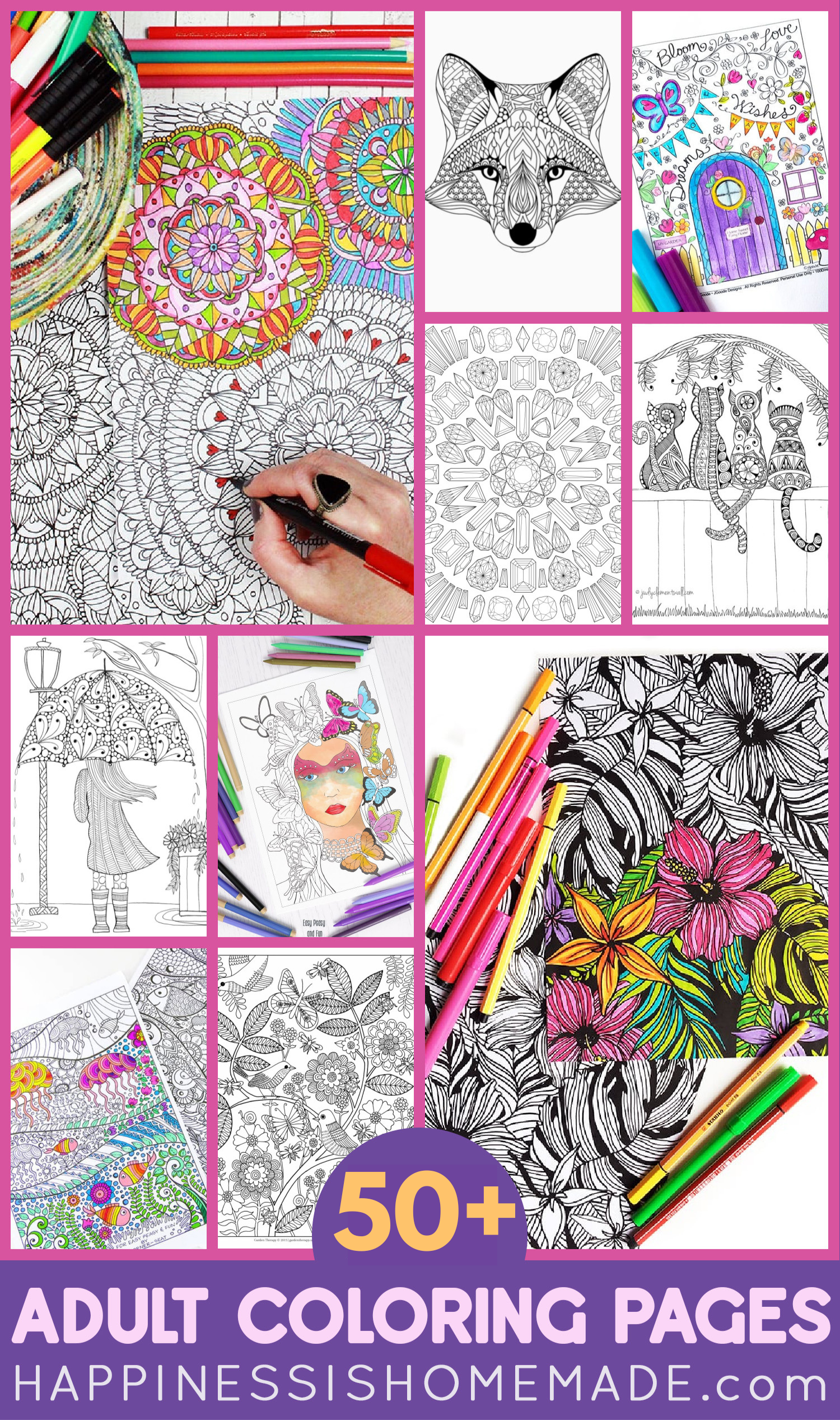 young adult coloring pages printable