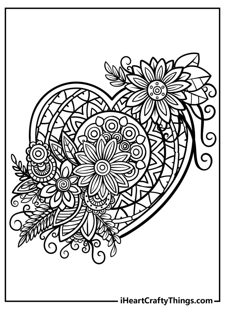 Adult Coloring Pages - Free Gorgeous Coloring Sheets