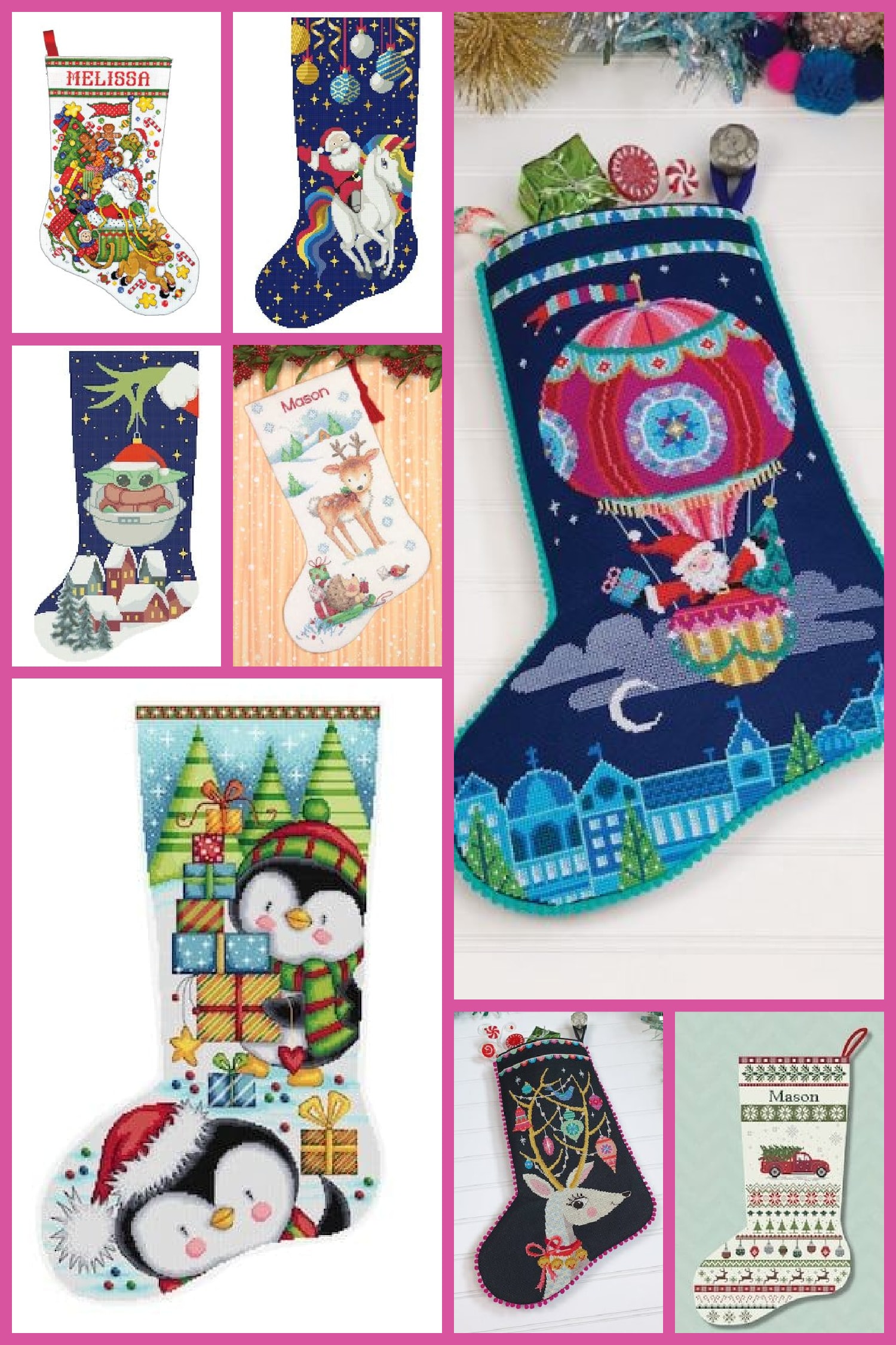 Cross-stitch pattern Christmas stocking-Snowman - Free Cross-stitch  patterns