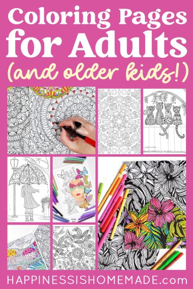 Free Printable For Teens Coloring Pages for Adults and Kids 