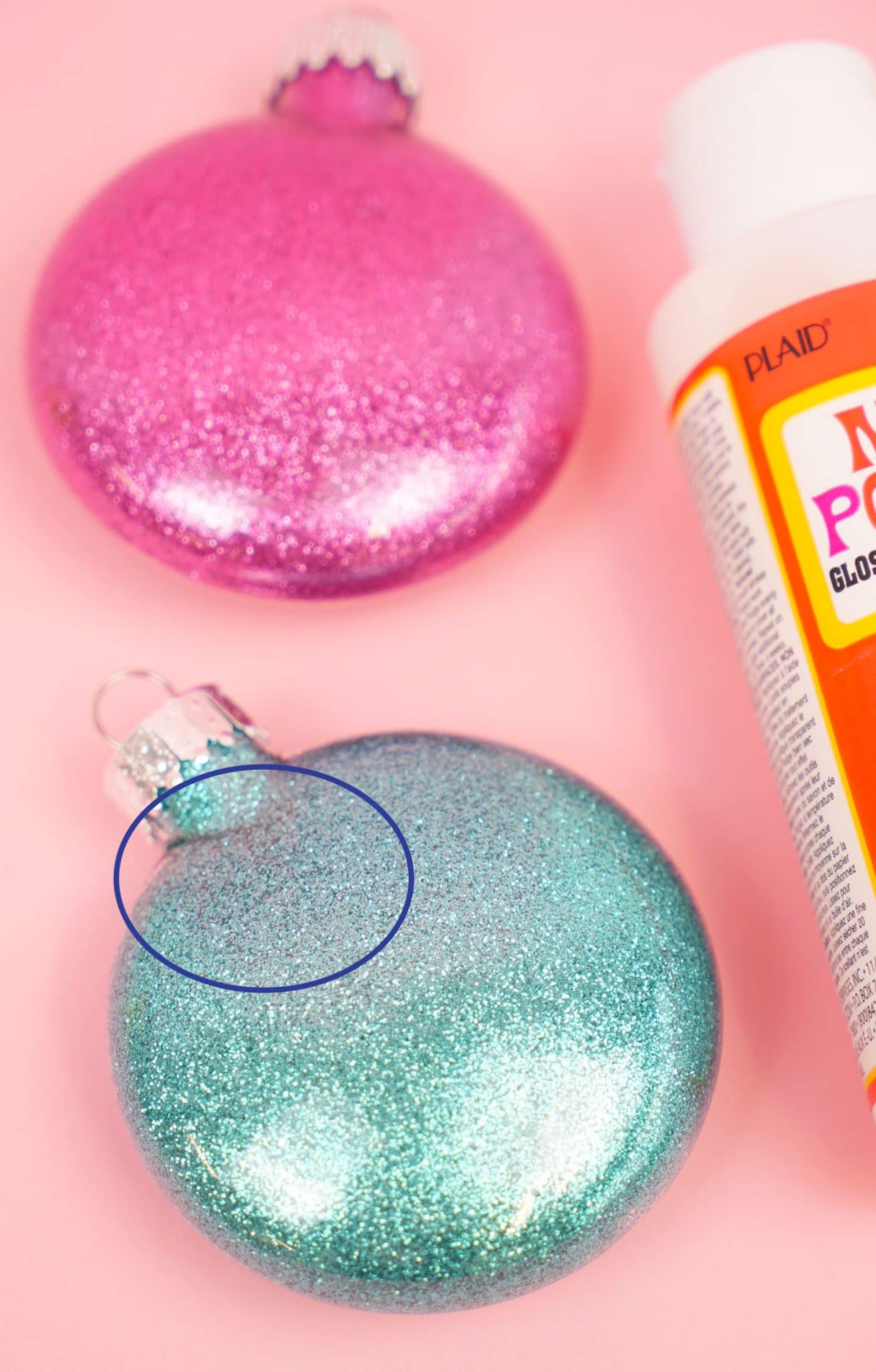 Glitter Ornaments: Easy Christmas Craft - Happiness is Homemade