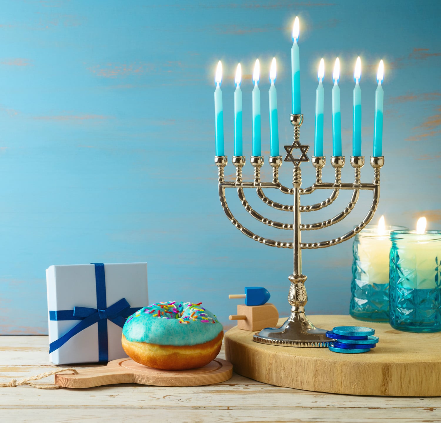 Hanukkah Blessings: Printable Hanukkah Prayer Cards - Happiness Is Homemade