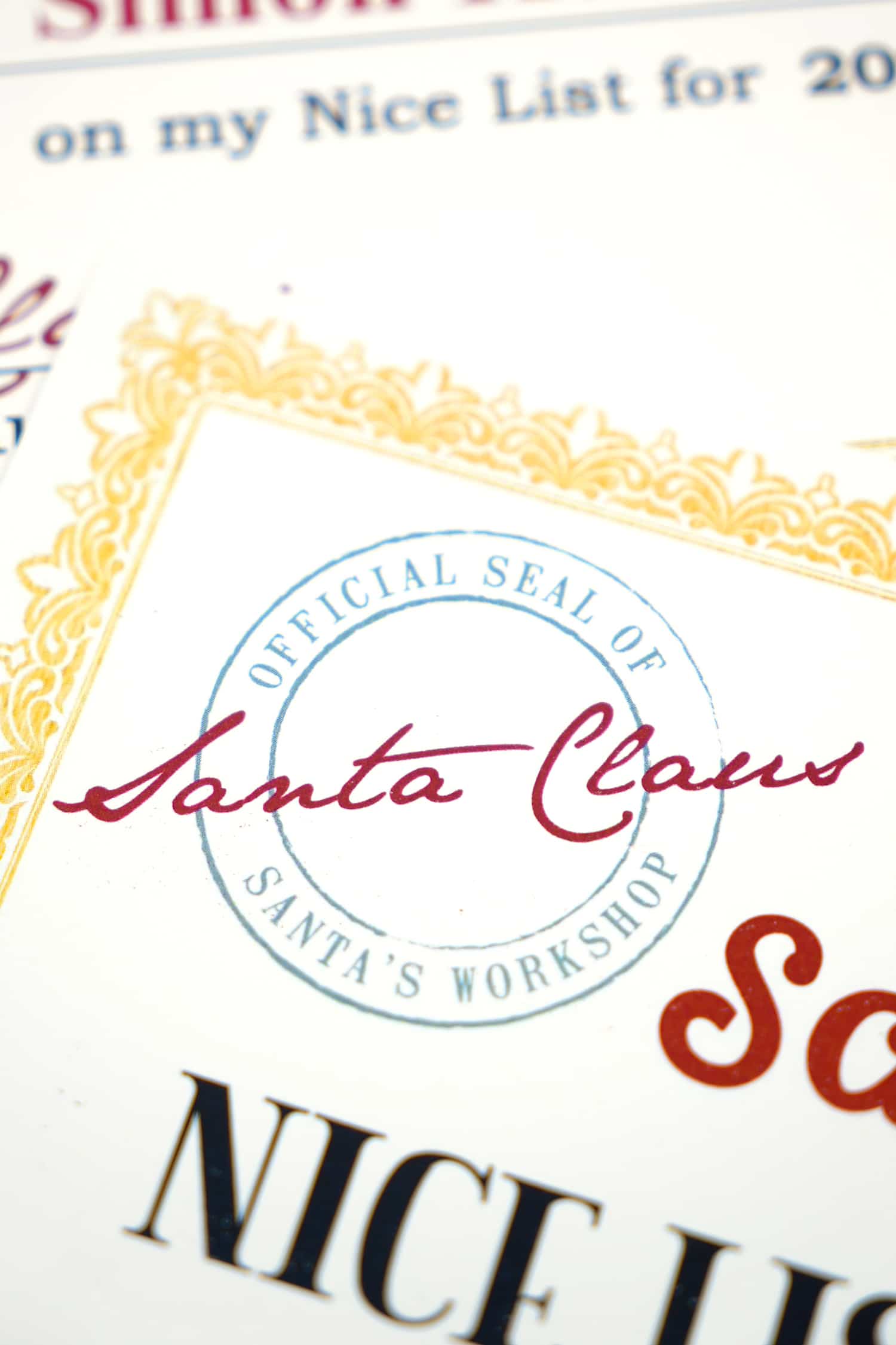 Free Printable Naughty and Nice List Certificates ⋆ The Quiet Grove