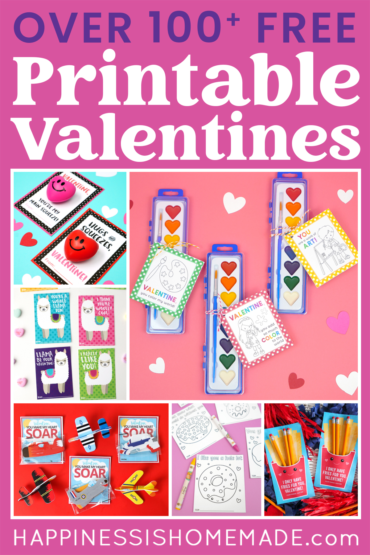100+ FREE Printable Valentine's Cards for Valentine's Day - Happiness is  Homemade