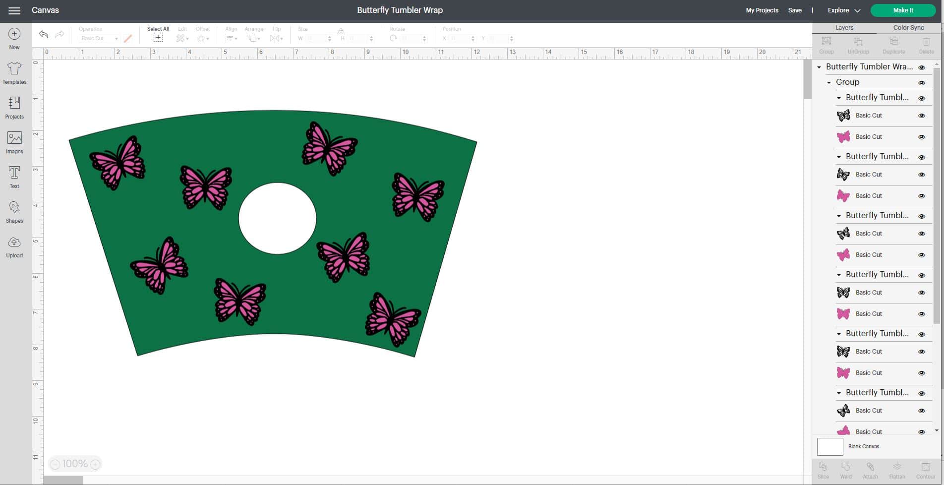 Butterfly Tumbler Wrap SVG – Happiness is Homemade