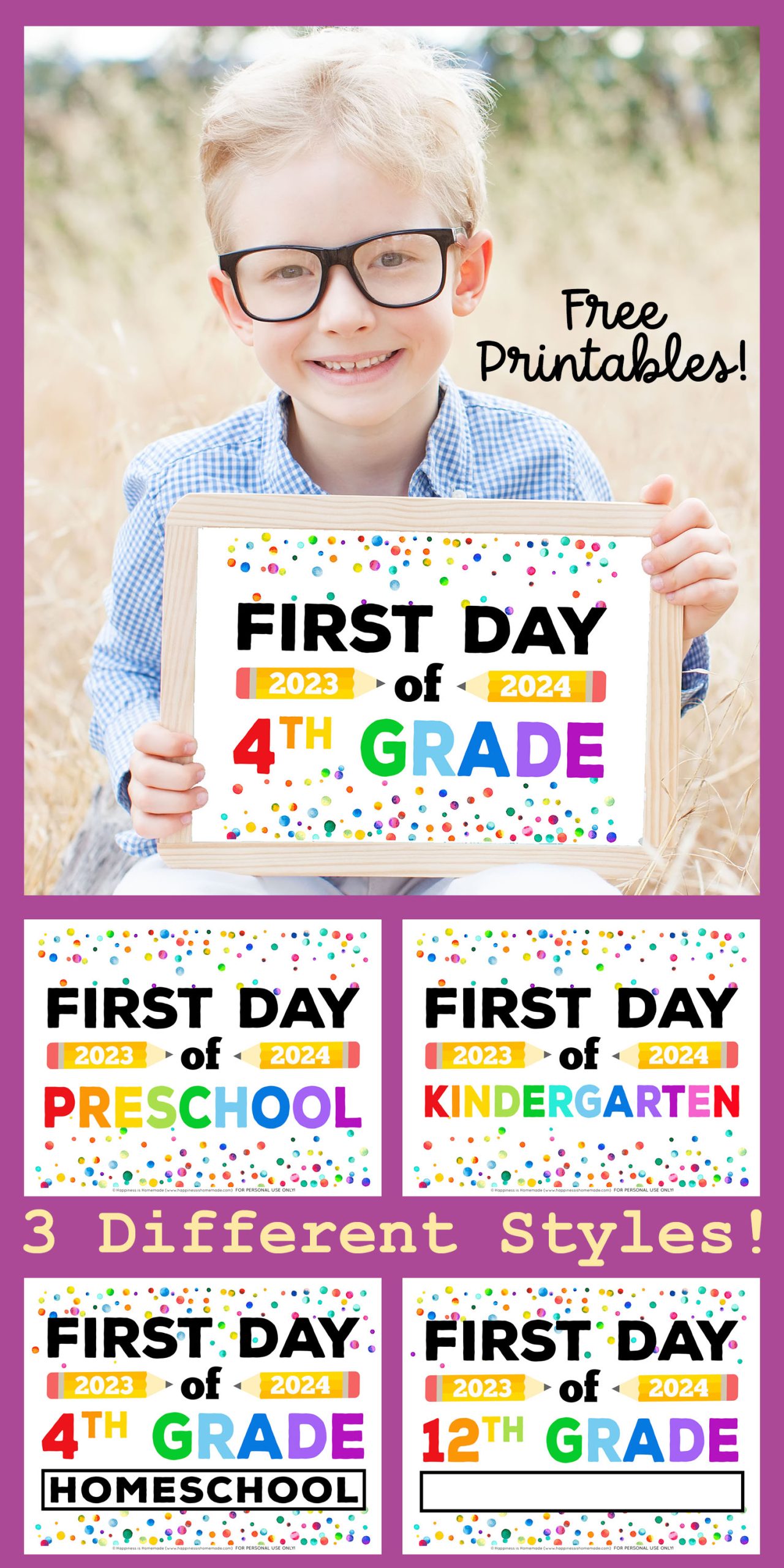 20 Best First Day of School Sign Ideas in 2023