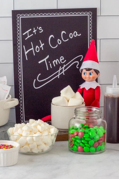 The Ultimate Hot Cocoa Bar Idea + Last Minute Christmas Gift Ideas