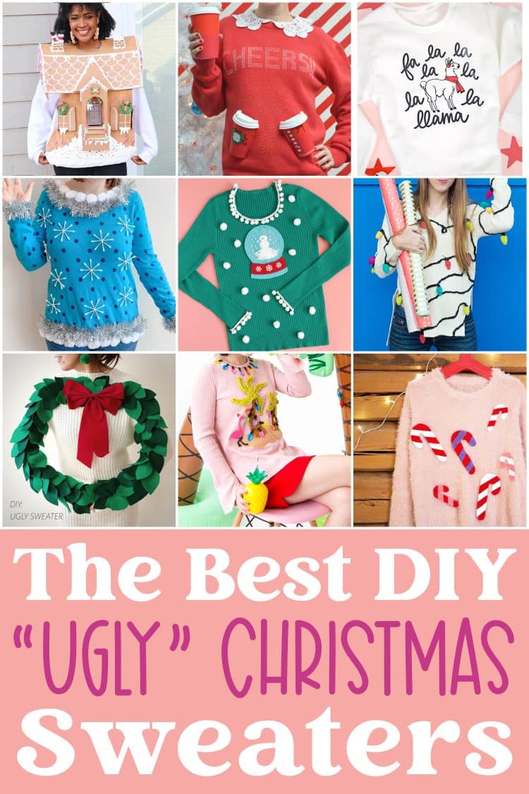 23 DIY Ugly Christmas Sweaters - C.R.A.F.T.