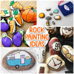 30+ Easy Rock Painting Ideas - Happiness is Homemade