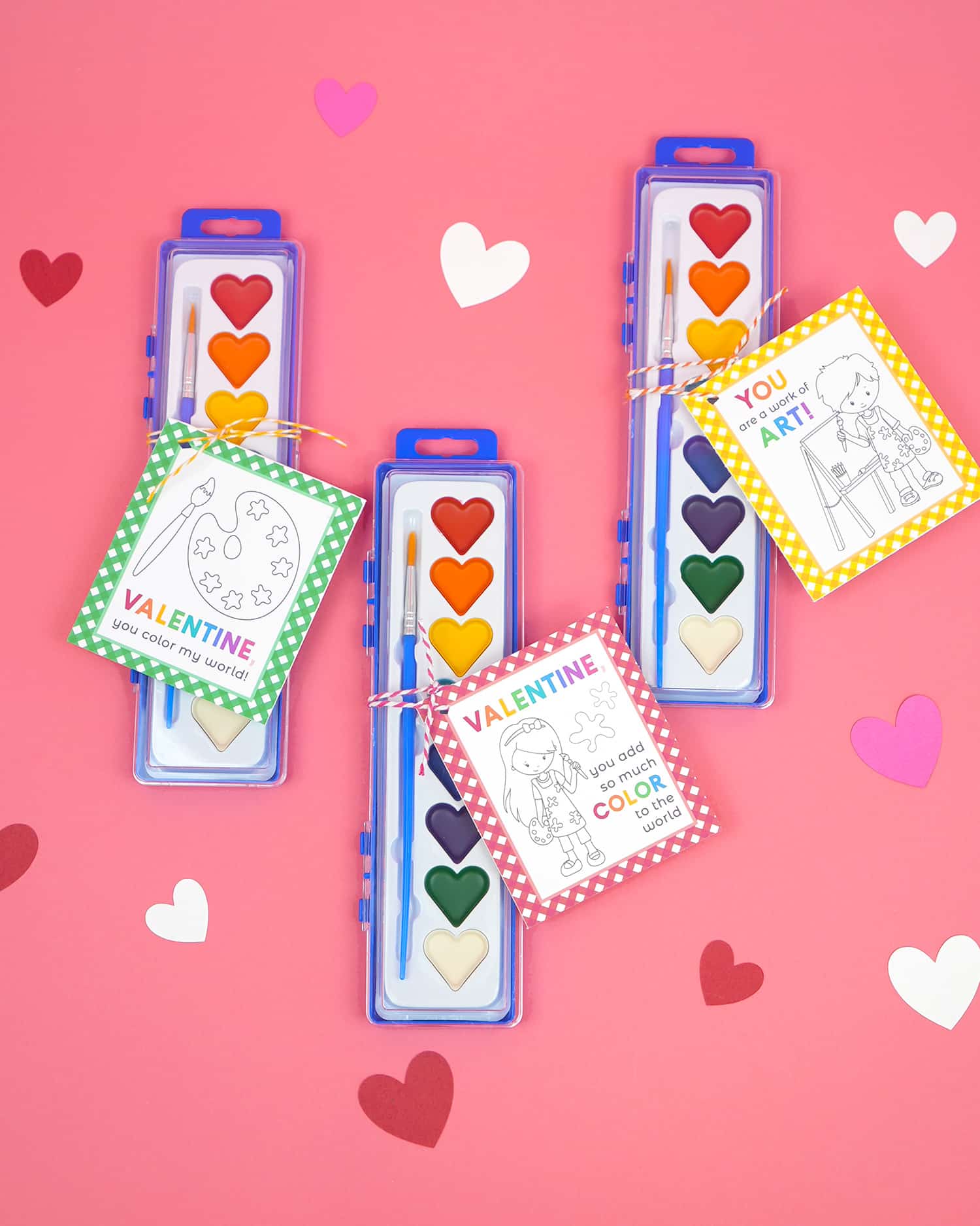 Classroom Printable Valentine's Cards for your Students