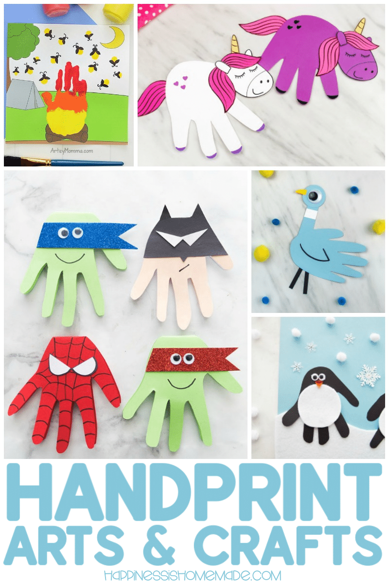 Valentine's Day Craft DIY, Flower Handprint Craft, Toddler Handprint Craft,  Valentines Kid Craft, School Activity, Handprint Keepsake. 
