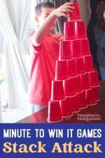 10 Awesome Minute to Win It Games - Happiness is Homemade