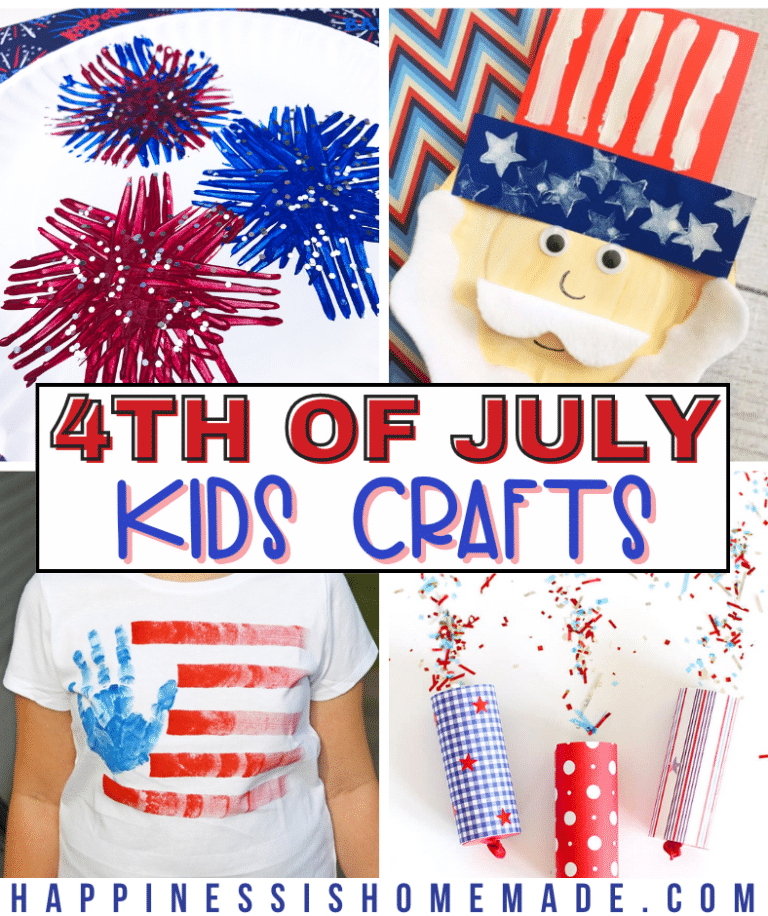 4th of July Crafts for Kids - Happiness is Homemade