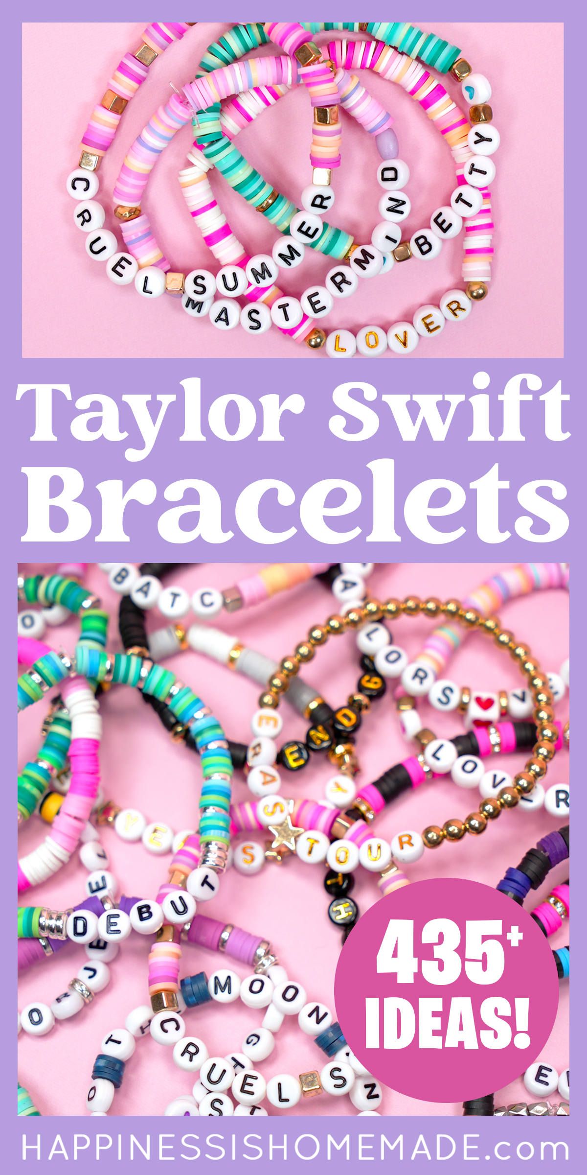 ERAS Tour Taylor Swift Friendship Bracelets Lot Set 5 LWYMMD