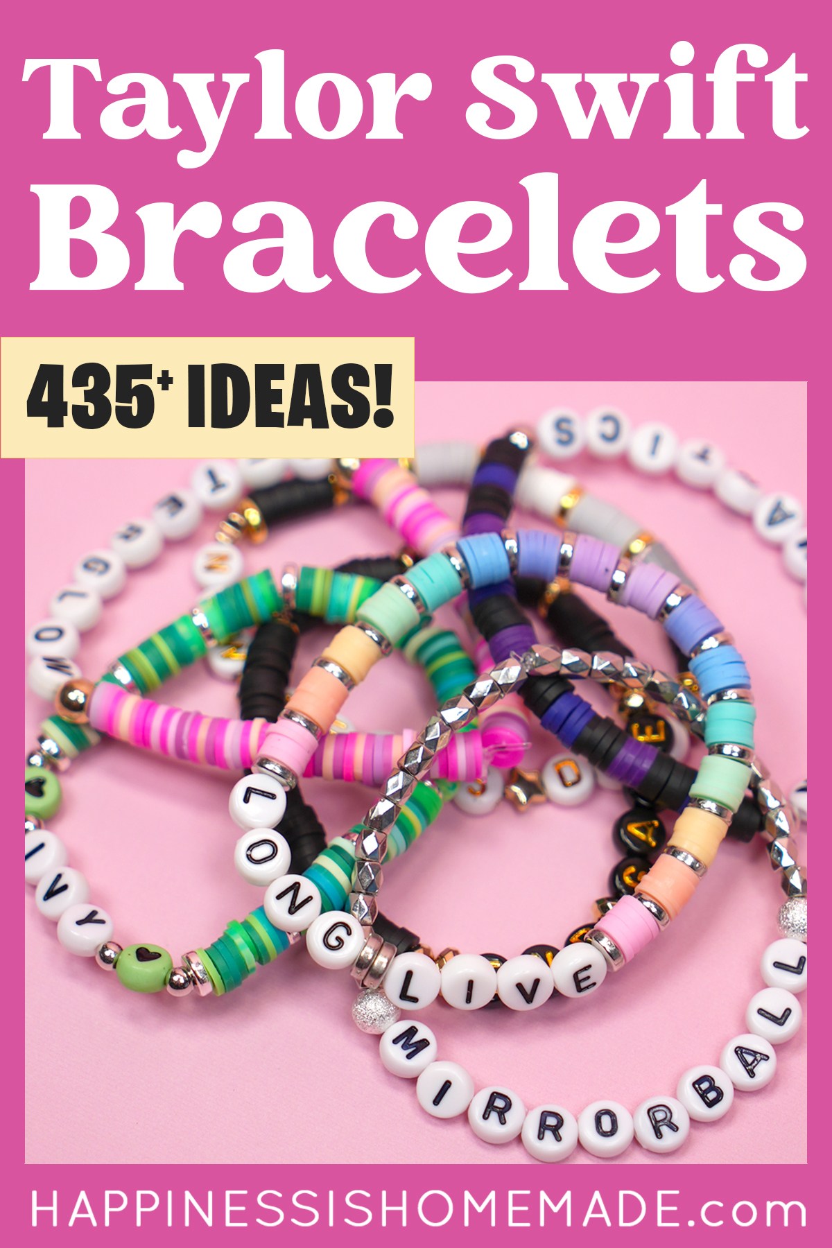 435+ Taylor Swift Friendship Bracelet Ideas - Happiness is Homemade