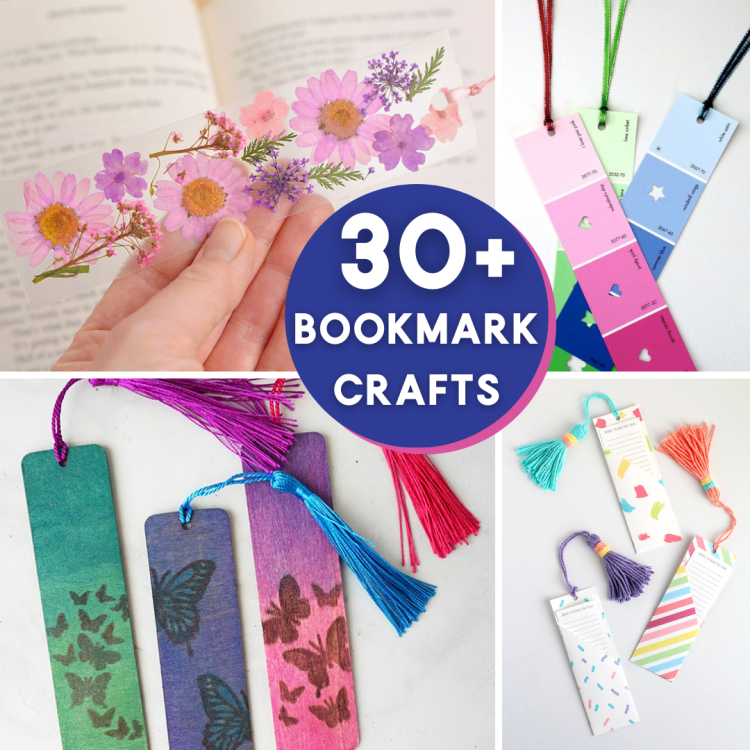 30+ DIY Bookmark Ideas - Happiness is Homemade