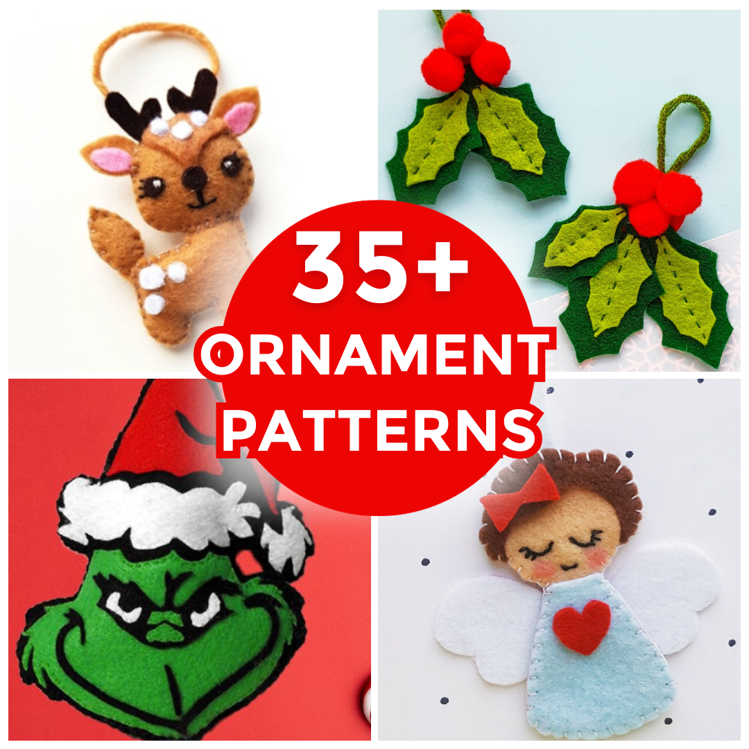 Felt Christmas Ornaments Felt Ornaments Patterns Felt SVG Pattern Christmas  Patterns Gingerbread Man Christmas Tree Balls Christmas Socks 