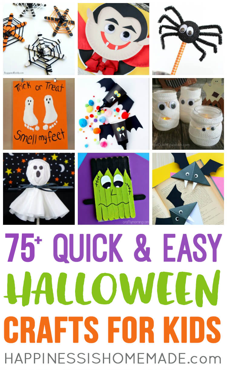 50+ Quick & Easy Kids Crafts that ANYONE Can Make! - Happiness is
