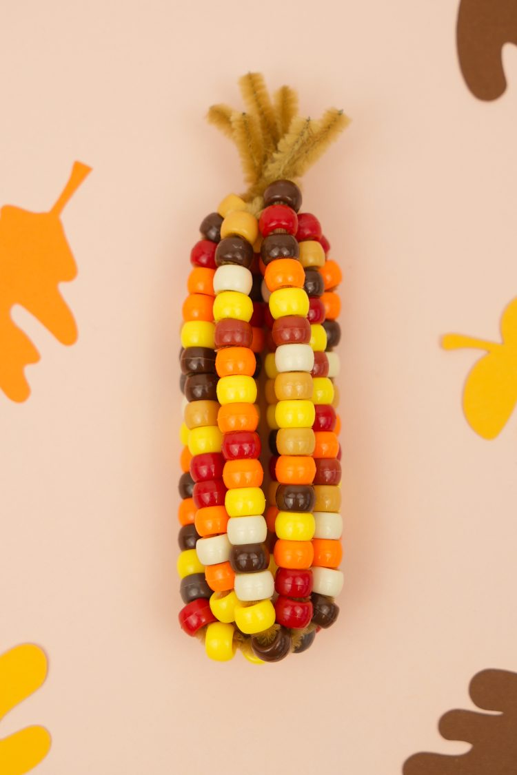 Beaded Corn Craft Happiness is Homemade