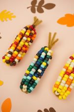 Beaded Corn Craft - Happiness Is Homemade