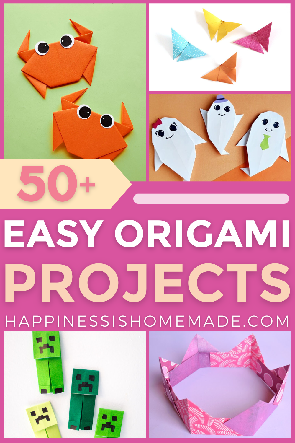 No Glue No Tape Easy Paper Box  Origami patterns, Origami crafts diy, Diy  origami
