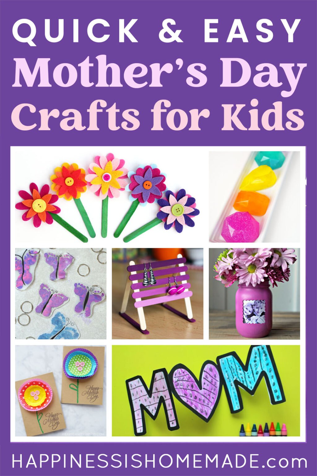 60+ Nature Crafts for Kids - Happiness is Homemade