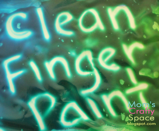No-Mess Finger Painting for Kids - AppleGreen Cottage