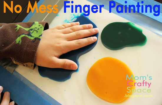Kids Craft: No Mess Finger Painting - Happiness is Homemade