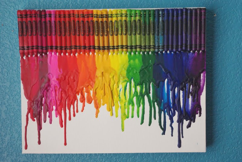 Melted Crayon Art ~ Learn Play Imagine